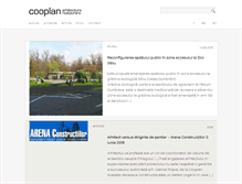 Tablet Screenshot of cooplan.ro